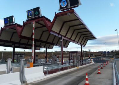 Implantación de estación de peaje en el enlace nº7: Burgos-Vitoria. Autopista ap-68, pk 68+600 (Burgos)